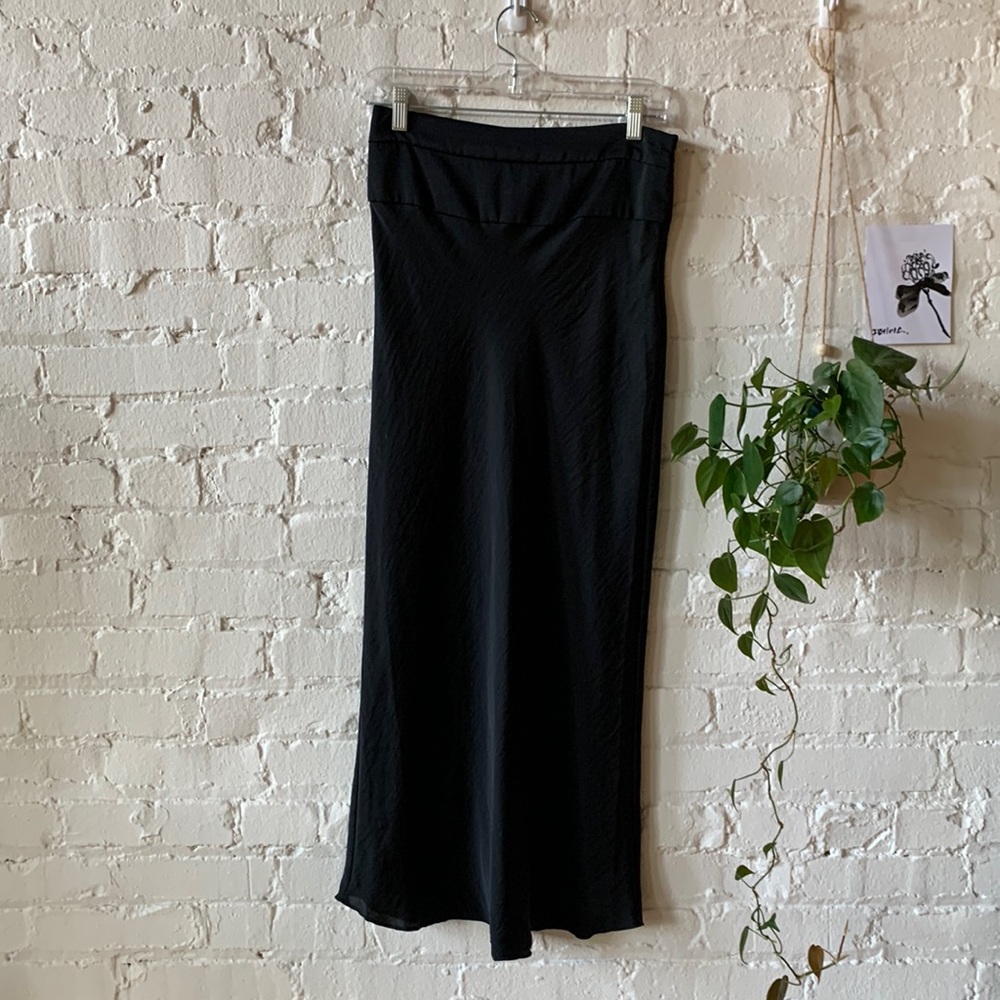 Normani Silk Midi Skirt Free People